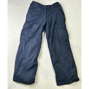 Obermeyer Black Ski Pants Womens 8 Cargo Snow Pants EWS Extended Wear System